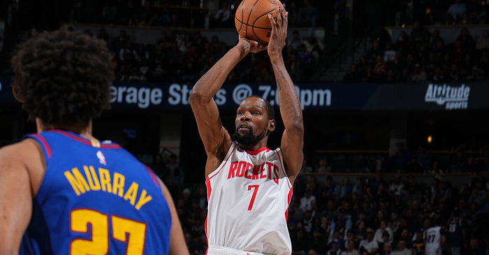 足球比分直播网-三分33中4！杜兰特：掘金轻视我们的投篮 而我们未能予以回应|凯文·杜兰特|凯文-杜兰特|休斯敦火箭队|丹佛掘金队|nba_新浪体育_新浪新闻